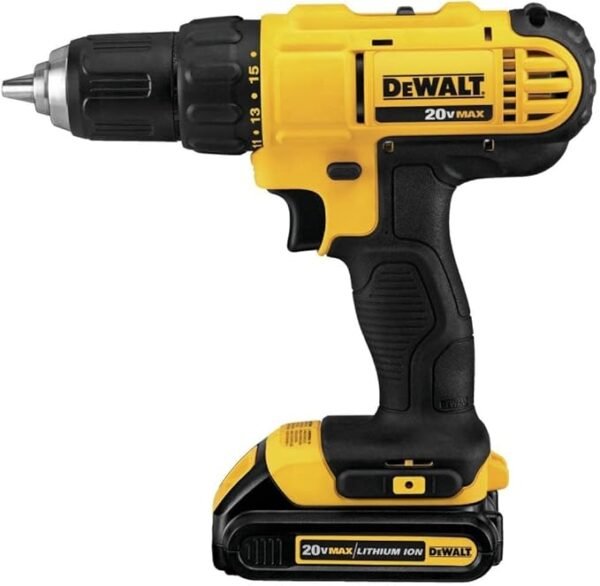 DEWALT 20V MAX Cordless Drill and Impact Driver, Power Tool Combo Kit with 2 Batteries and Charger (DCK240C2) - Image 3