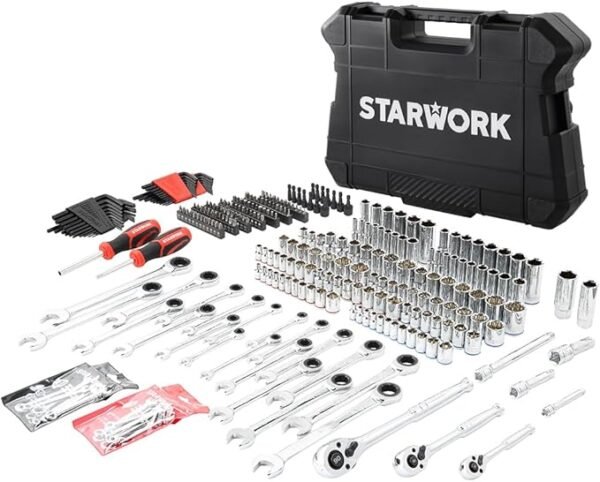 TRUE MECHANIC™ 303-Piece Mechanics Tool Set and Socket Set, Professional, SAE/Metric - Image 2