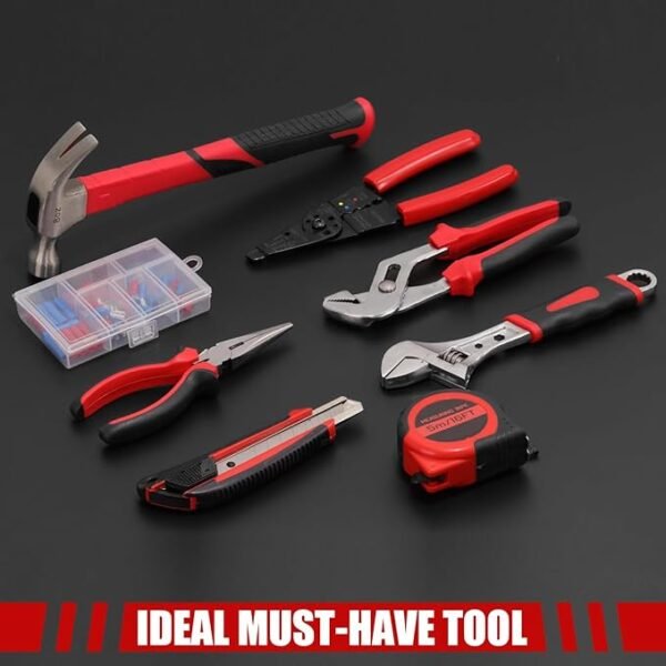 427 Piece Home Tool Kit, Mechanics Tool Set with Drawer Toolbox Storage Case Home Repair Tool Kit - Image 5