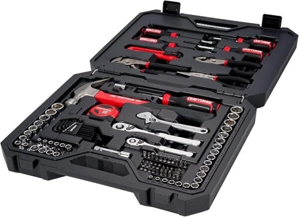 CRAFTSMAN 102-Piece Tool Kit for Home and Car, Durable Hand Tool Set with SAE/Metric Sockets (CMMT99449) - Image 5